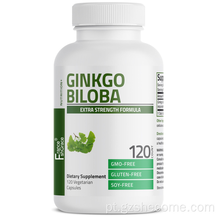 Ginkgo Biloba Apoio às cápsulas de Brain Ginkgo Biloba
